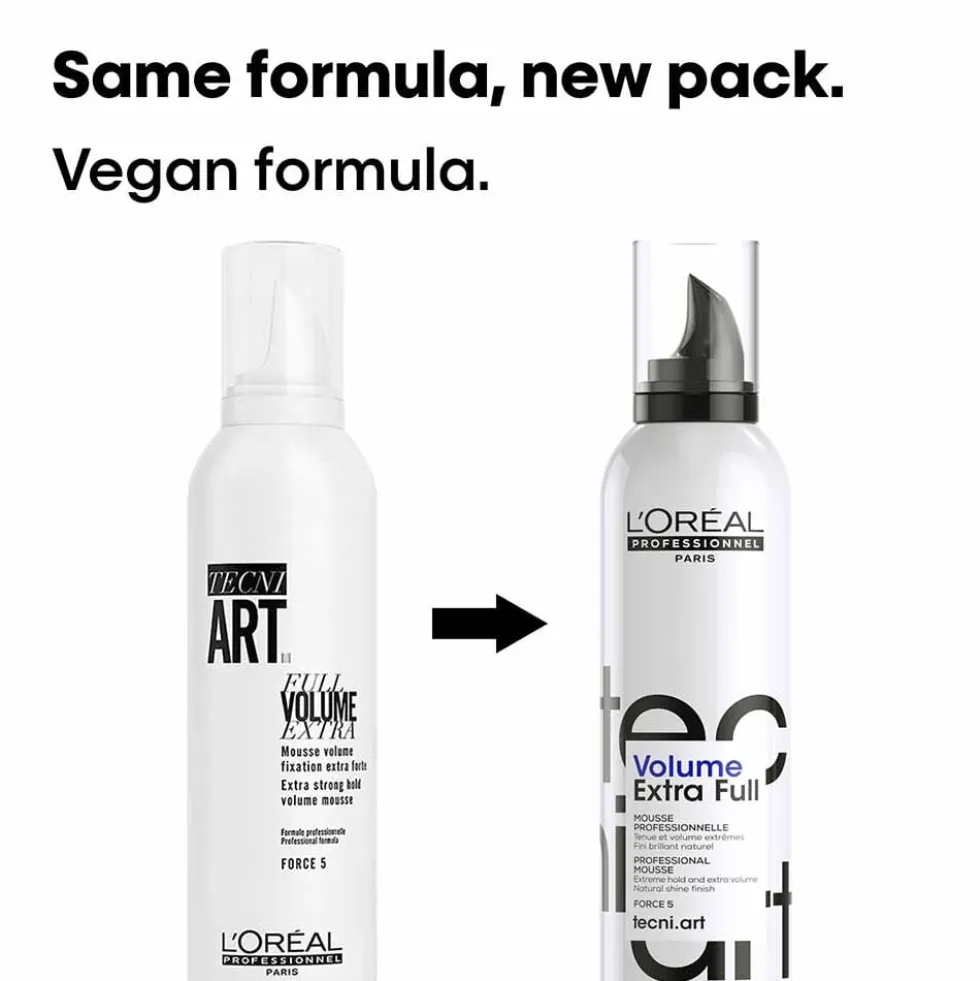 LOreal Professionnel Tecni.Art Full Volume Extra Strong Hold Mousse, 250ml