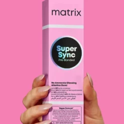 Matrix Super Sync Pre-Bonded Glossing Alkaline Demi-Permanent Hair Colour 10V Violet Cool 90ml