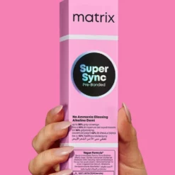 Matrix Super Sync Pre-Bonded Glossing Alkaline Demi-Permanent Hair Colour 10V Violet Cool 90ml