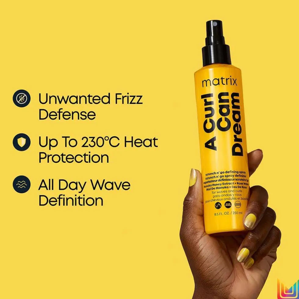 Matrix Total Results A Curl Can Dream Scrunch N' Go Defining Spray 250ml