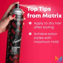 Matrix Vavoom Freezing Spray Fast-drying, Extra Hold High Hold Hairspray 500ml