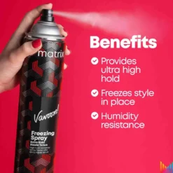 Matrix Vavoom Freezing Spray Fast-drying, Extra Hold High Hold Hairspray 500ml