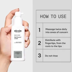 Nioxin Hair Booster Serum Advanced Leave-In Hair Treatment for Progressed Thinning 100ml
