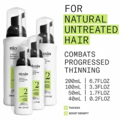 Nioxin Scalp + Hair Thickening System 2 Treatment Serum for Natural Hair with Progressed Thinning 100ml