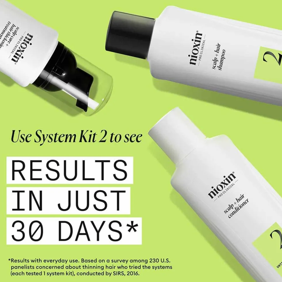 Nioxin Scalp + Hair Thickening System 2 Treatment Serum for Natural Hair with Progressed Thinning 100ml