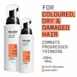 Nioxin Scalp + Hair Thickening System 4 Treatment Serum for Coloured Hair with Progressed Thinning 100ml
