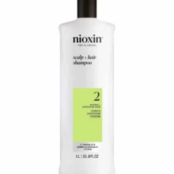 Nioxin System 2 Scalp + Hair Thickening Shampoo for Natural Hair with Progressed Thinning 1L
