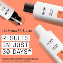 Nioxin System 4 Scalp + Hair Thickening Conditioner for Coloured, Dry and Damaged Hair with Progressed Thinning 1L