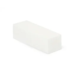 N.I. White 4-Sided Nail Sanding Block, 120 Grit, Single