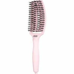 Olivia Garden Care Ionic Fingerbrush Hair Brush - Pastel Pink