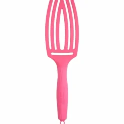 Olivia Garden Care Ionic Fingerbrush Hair Brush - Hot Pink