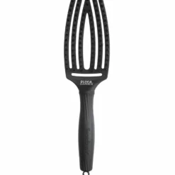 Olivia Garden Care Ionic Fingerbrush Hair Brush - Medium Black
