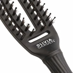 Olivia Garden Care Ionic Fingerbrush Hair Brush - Small Black