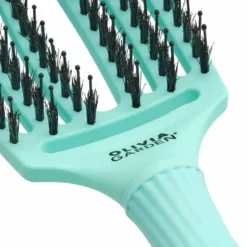 Olivia Garden Care Ionic Fingerbrush Hair Brush - Mint Green