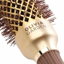 Olivia Garden Expert Blowout Round Hair Brush Speed Gold & Brown 35mm