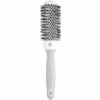 Olivia Garden Expert Blowout Round Hair Brush Shine White & Grey 35mm