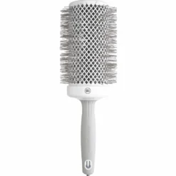 Olivia Garden Expert Blowout Round Hair Brush Speed White & Grey 65mm