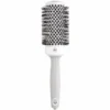 Olivia Garden Expert Blowout Round Hair Brush Shine White & Grey 45mm