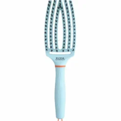 Olivia Garden Inner Child FingerBrush Care Iconic Boar & Nylon - Light Blue