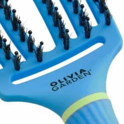 Olivia Garden Inner Child FingerBrush Care Iconic Boar & Nylon - Blue
