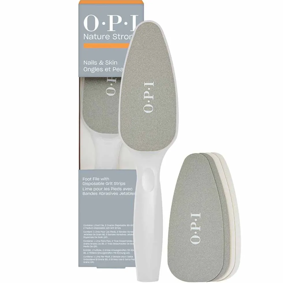 OPI Nature Strong Skincare Dual Sided Foot File with Disposable Grit 102g