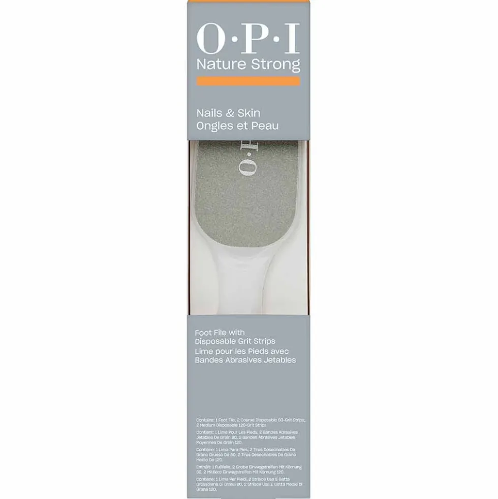 OPI Nature Strong Skincare Dual Sided Foot File with Disposable Grit 102g