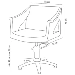 Original Best Buy Concorde Cutting Chair, Black
