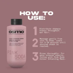 Osmo Pink Soda Colour Enhancing Shampoo 400ml