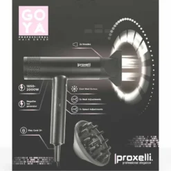Proxelli Goya T-Shape Hairdryer Black