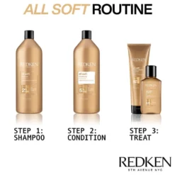 Redken All Soft Shampoo 1000ml