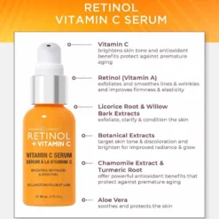Retinol +Vitamin C Serum 30ml