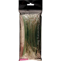 Salon Services Boomerang Nail File Black 100/180 Grit Pack of 12