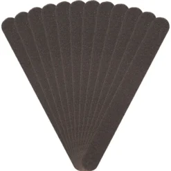 Salon Services Foam Nail File Black 100/180 Grit Pack of 12