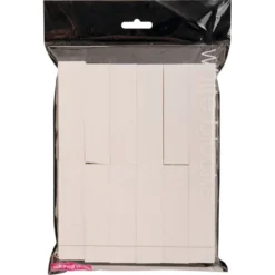 Salon Services White Nail Blocks 240 Grit, Pack of 12