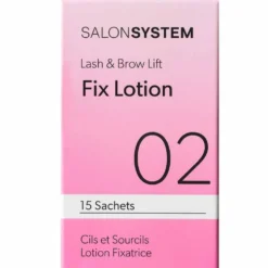 Salon System Lash & Brow Lift Fix Lotion Step 2 Sachets, Pack of 15