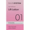 Salon System Lash & Brow Lift Lotion Step 1 Sachets, Pack of 15