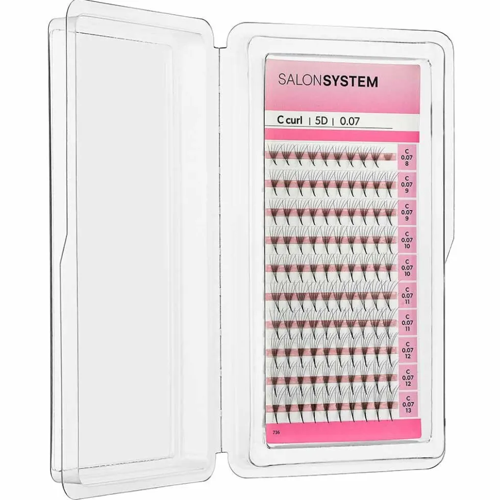 Salon System Lash Extensions ProFan C-Curl 5D 8-13mm