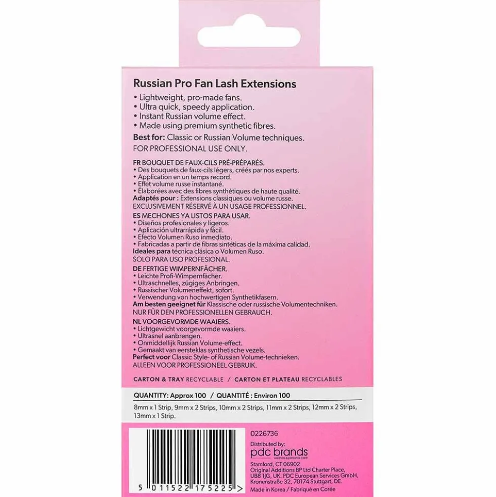 Salon System Lash Extensions ProFan C-Curl 5D 8-13mm