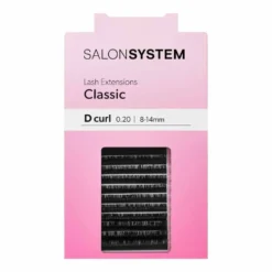 Salon System Lash Extensions Classic D-Curl 0.20 8-14mm