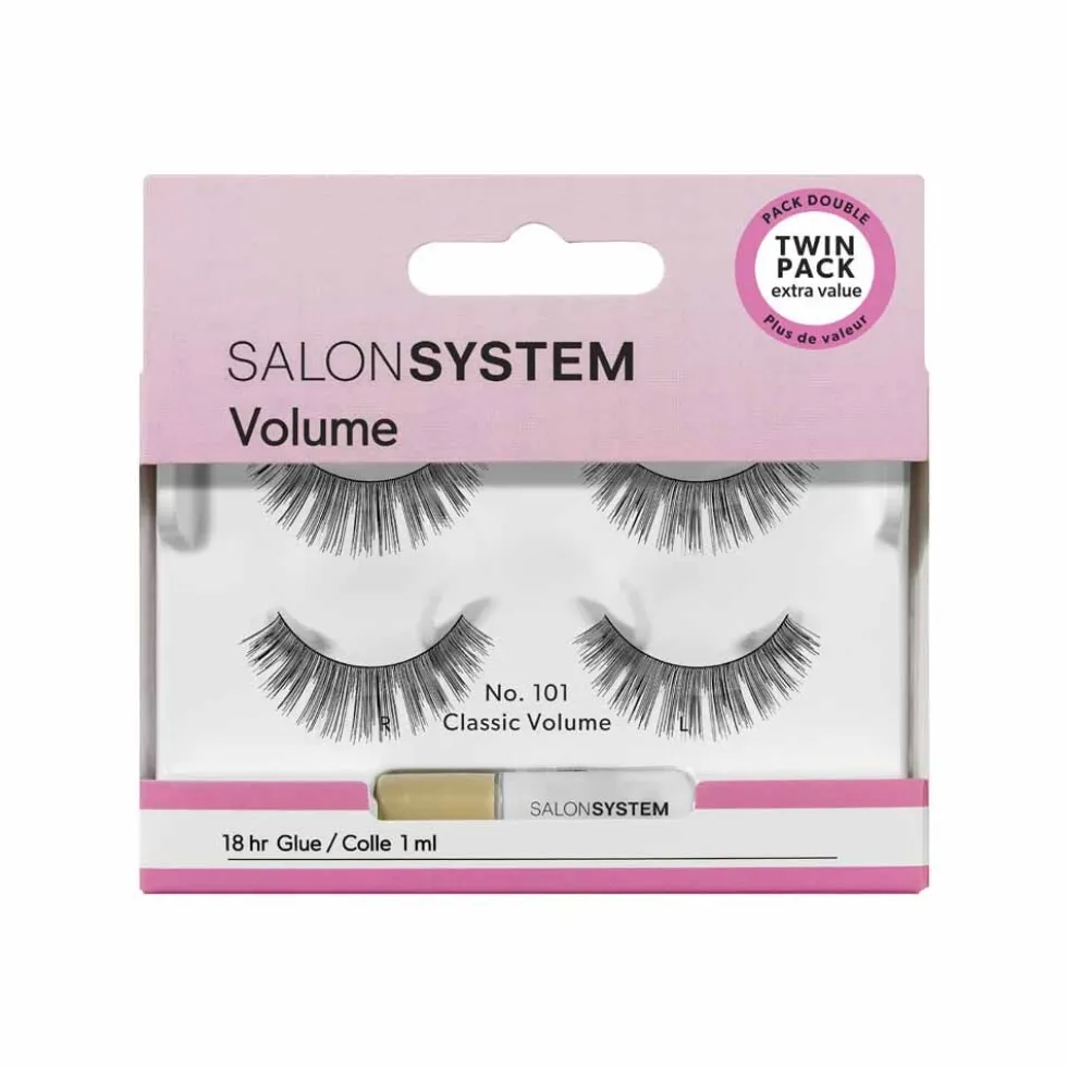 Salon System Natural Strip 101 Volume Twin Pack