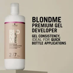 Schwarzkopf Professional BlondMe Premium Gel Glow Toner Developer - 2% 7 Vol 1l