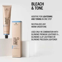Schwarzkopf Professional BlondMe Bleach & Tone Permanent Hair Colour - Violet 60ml