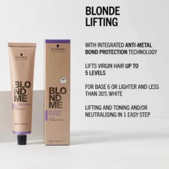 Schwarzkopf Professional BlondMe Lifting Colour Permanent Hair Colour - Ice 60ml