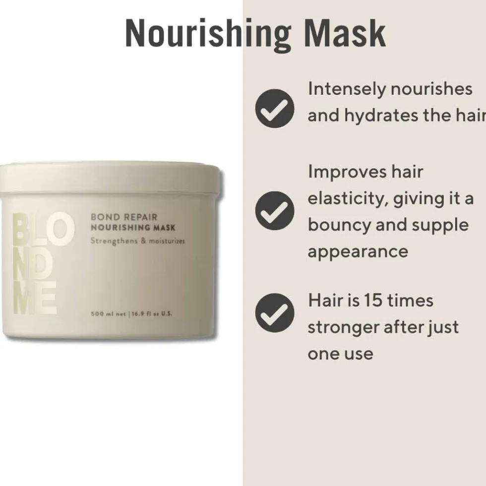 Schwarzkopf Professional BlondMe Bond Repair Nourishing Mask 500ml