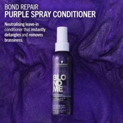 Schwarzkopf Professional BlondMe Bond Repair Purple Spray Leave-In Conditioner 150ml