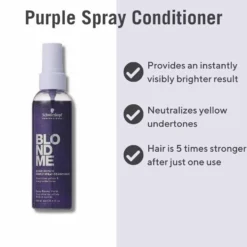 Schwarzkopf Professional BlondMe Bond Repair Purple Spray Leave-In Conditioner 150ml