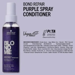 Schwarzkopf Professional BlondMe Bond Repair Purple Spray Leave-In Conditioner 150ml