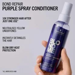 Schwarzkopf Professional BlondMe Bond Repair Purple Spray Leave-In Conditioner 150ml