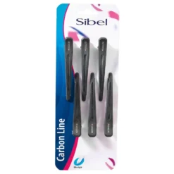 Sibel Carbon Line Clips Pack of 6