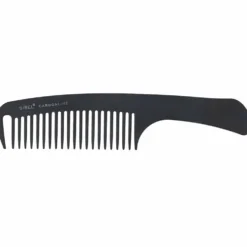 Sibel Carbon Line Wide Tooth Handled Antistatic Comb 21.8cm